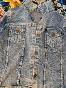 Stylish Washed Denim Jacket