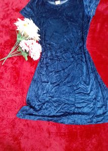 Short One Piece Velvet Dress