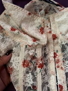 Floral Lace Corset Top
