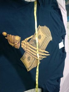SHEIN Navy Graphic T-Shirt