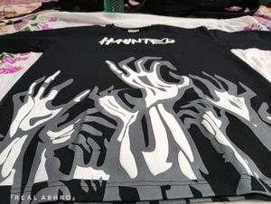Haunted Graphic Black T-Shirt 👻🖤