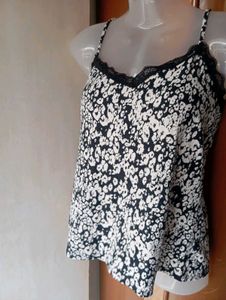 Cute Gothic Print Camisole Top