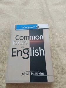 COMMON ERRORS IN ENGLISH