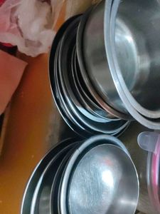 Stackable Stainless Steel Bowls Set