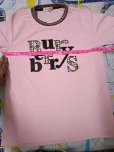 Burberry Pink Logo T-Shirt
