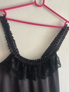 Black Lace Trim nighty