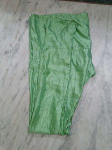 Vibrant Green Silky Tasar Pant