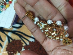 Stunning Kundan Pearl Jewelry Set