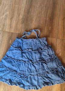 GAP Denim Ruffle Bottoms
