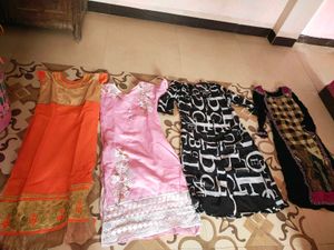 4 kurta combo