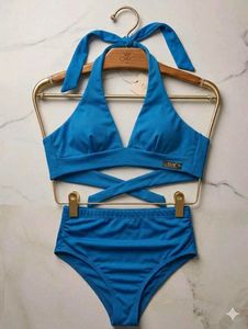 Stylish Blue Bikini Set