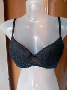 Black Lace Bra