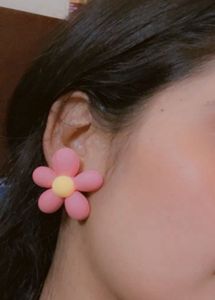 Cute Flower Stud Earrings Set of 4
