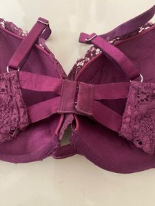burgundy Lace Bra and Panty Set