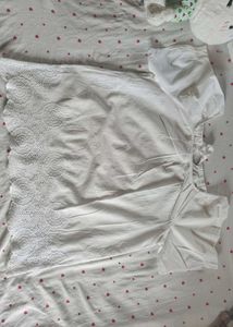 Chic White Eyelet Top