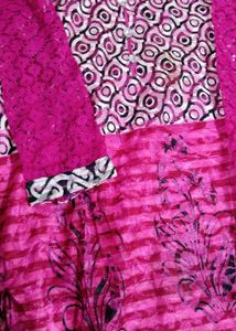 Pink Ethnic Dress Material