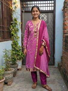 Beautiful Pink Kurta Set with Dupatta