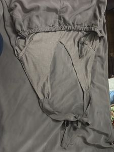 Price Drop pretty halter grey colour dress