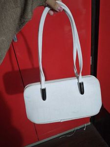 White Handbag