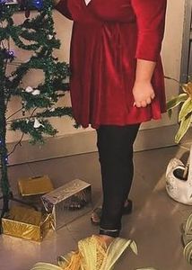 Elegant Velvet Wrap Dress