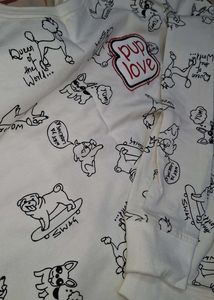 Cute Cartoon Print Sweatshirt