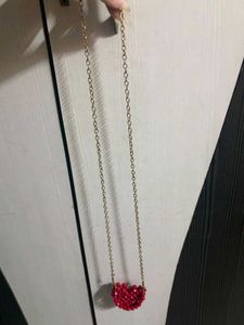Charming Red Heart Pendant bag