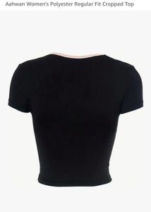 Chic Black Cropped Top