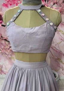 Elegant Lavender Lehenga Choli Set
