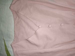 Chic Pink Puff Sleeve Peplum Top