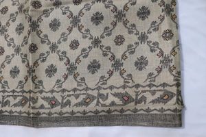 Pure Tissue Silk Saree With Beautiful Prints On It