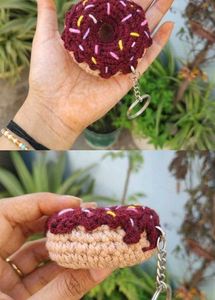Cute Ice Cream Cone Keychain
