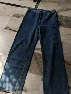 Classic Blue Wide Leg Jeans