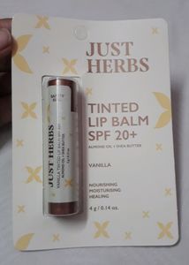 JUST HERBS TINTED LIP BALM SPF 20+