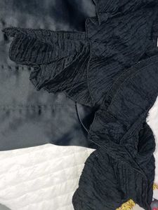 Elegant Black Velvet Corset Top