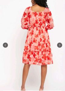 Flowy Floral Print Maxi Dress