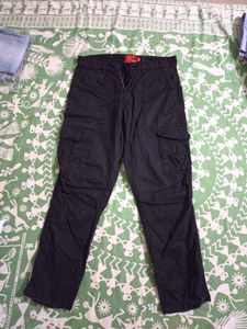 Snitch Black Cargo Pants