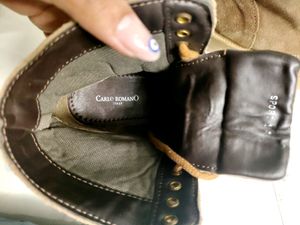 Carlo Romano Brown Leather Boots