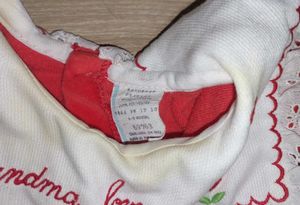 Cute Grandma Loves Me Baby Dress (6-9m)