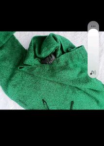 H&amp;M Green Cozy Knit Sweater
