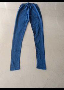 Cozy Ribbed Navy Blue Leggings