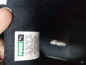 Puma Black Patent Platform Sneakers