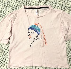 Combo Red and pink Graphic T-Shirt