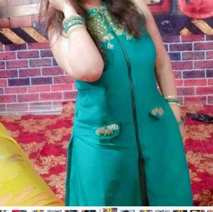 Beautifull Ethnic Party Wear Kurta Set With Dupata