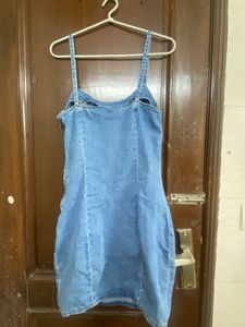 Blue Denim Mini Dress
