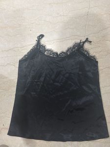 Satin Lace Cami Top
