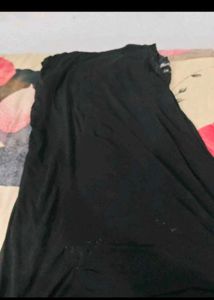 Stylish Black &amp; White Sleeveless Kurta