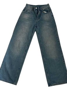 Vintage Medium Wash Straight Leg Jeans