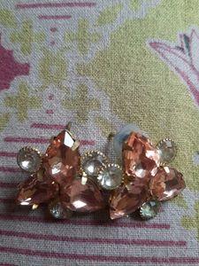 Peach Stone Earrings