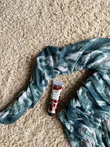 Tie-Dye Ruched Top