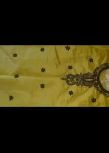 Yellow Embroidered Kurta Set with Dupatta